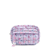 OMG Quilted Scrunchies Floral Print Pouch