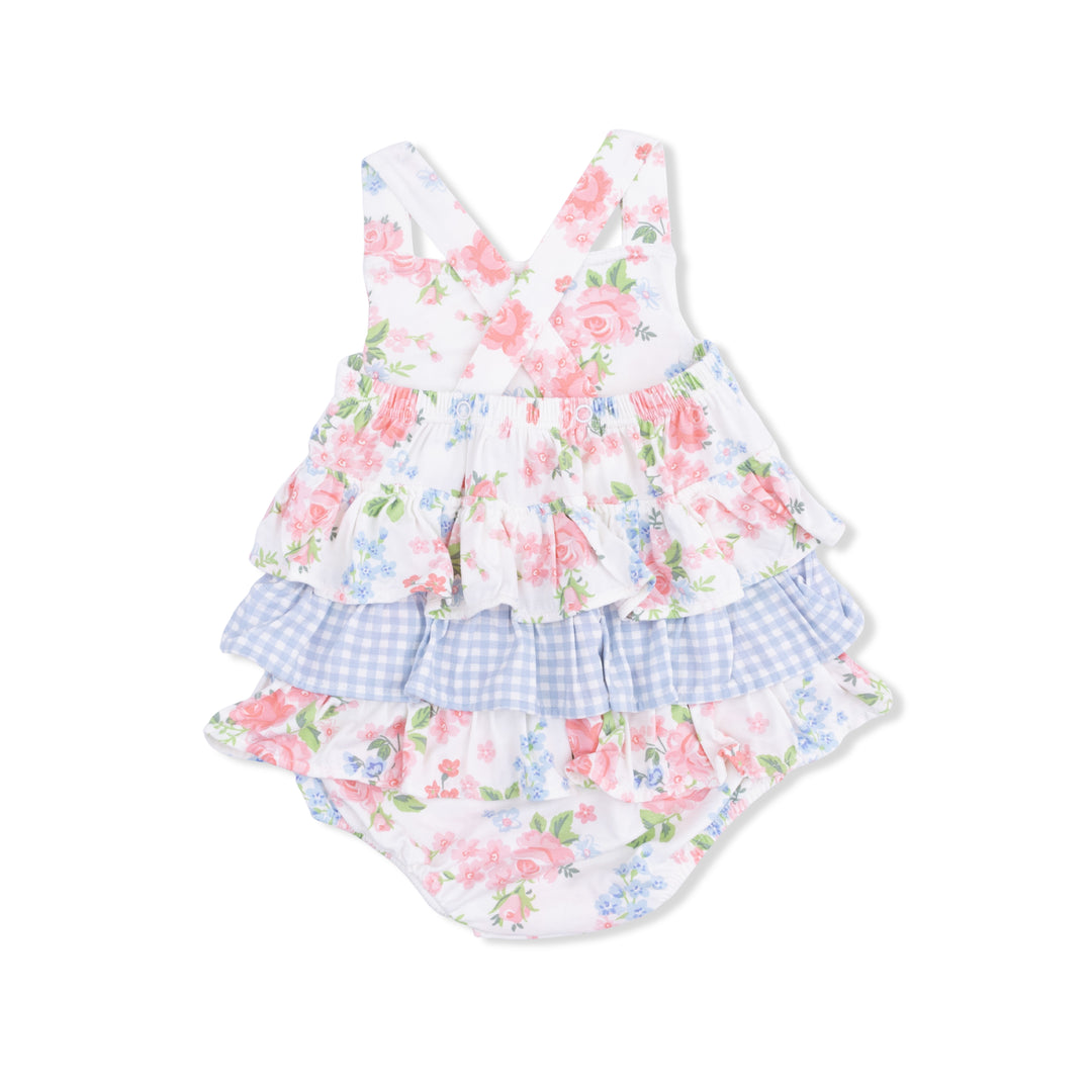 Angel Dear Cute Little Roses Sunsuit