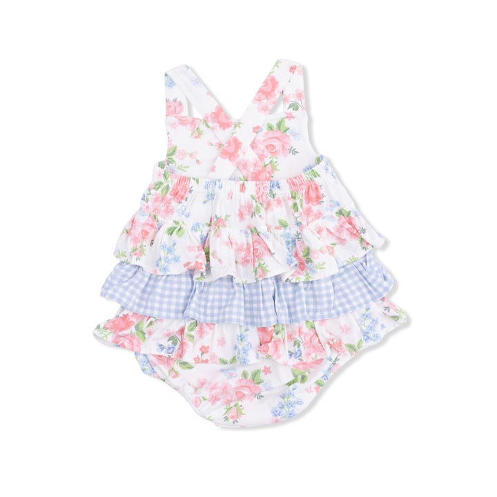 Angel Dear Cute Little Roses Sunsuit