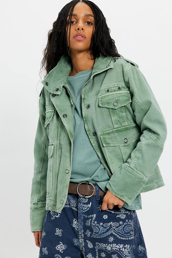 Free People Kali Washed Jacket