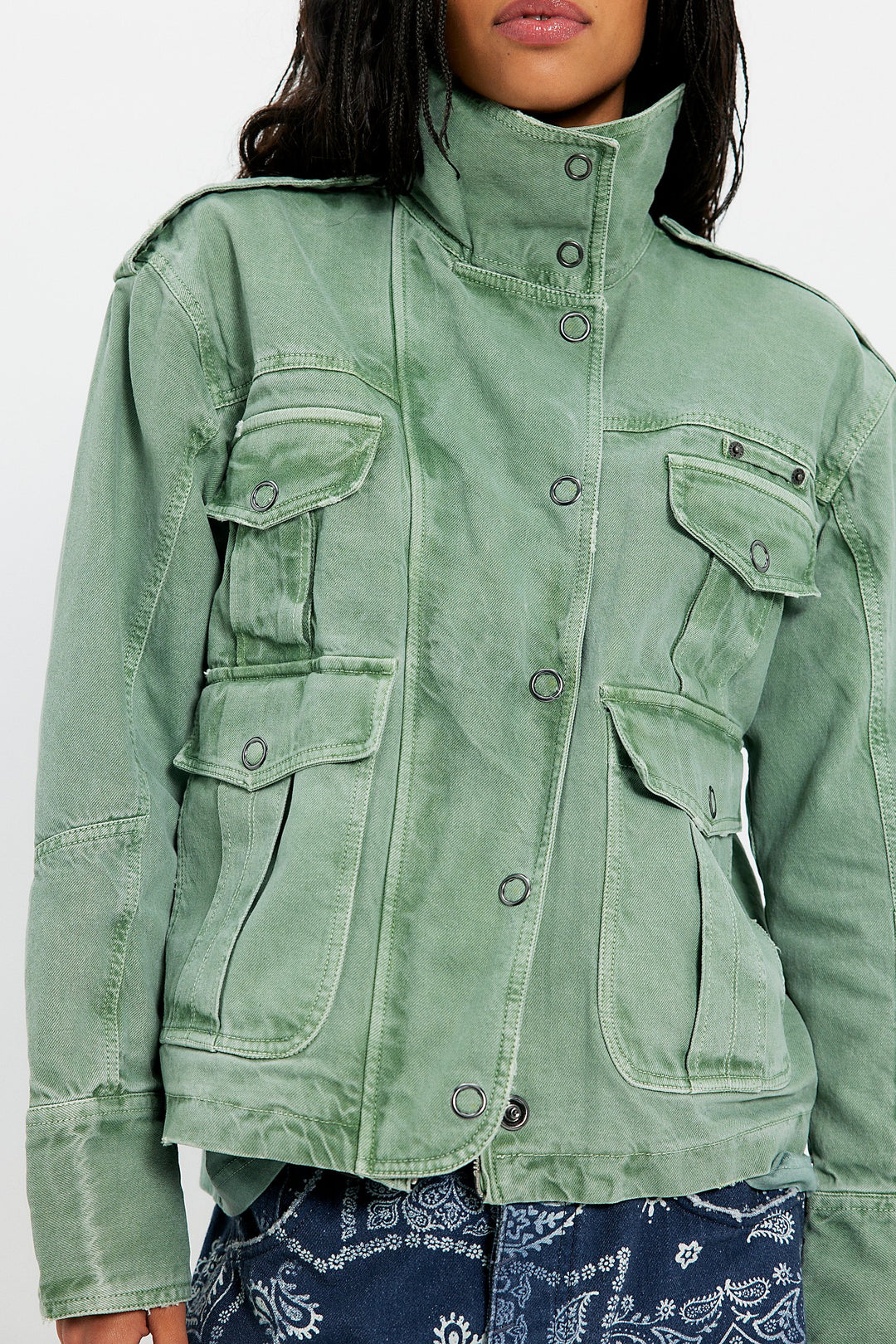 Free People Kali Washed Jacket