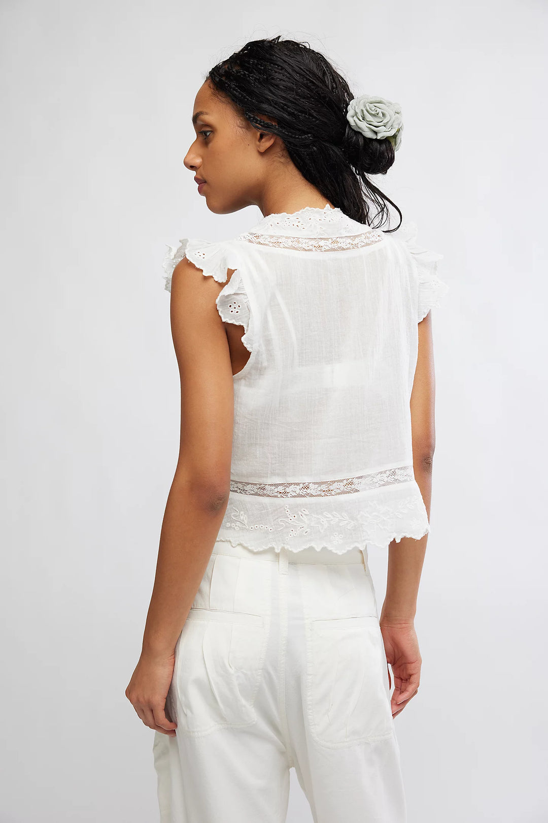 Free People Day Dreamer Ruffle Top