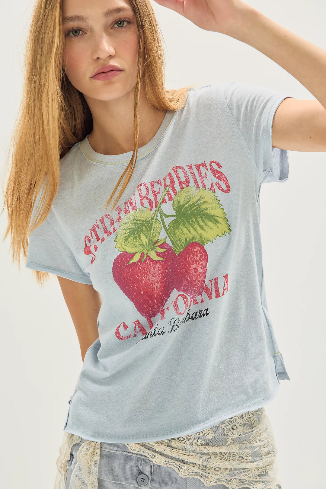 Free People Nova Strawberry Tee