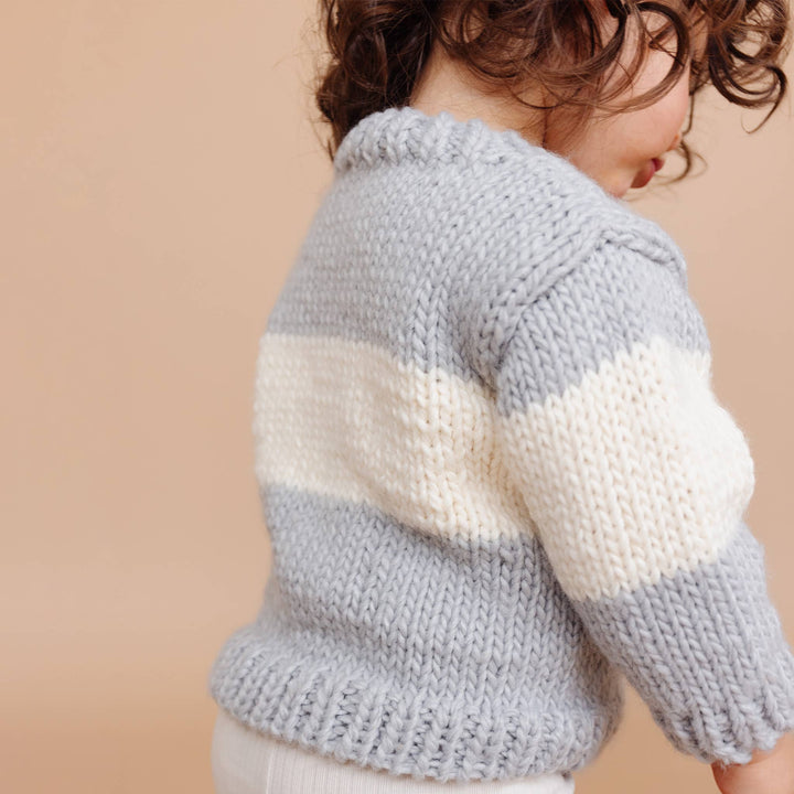The Blueberry Hill Ski Sweater Bowie Grey