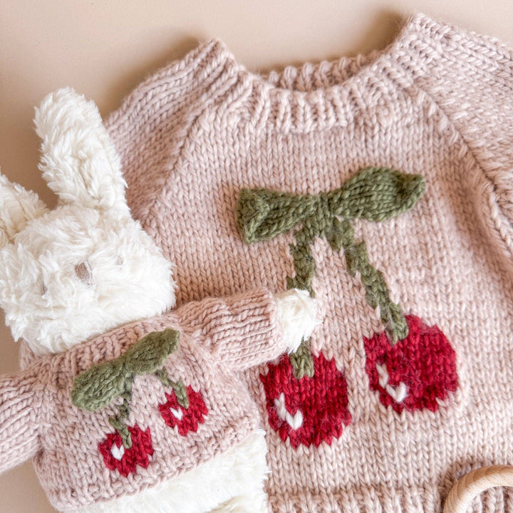The Blueberry Hill Plush Toy Clothing - Cherry Sweater