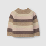 Snug Striped Knit Sweater