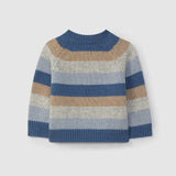 Snug Striped Knit Sweater