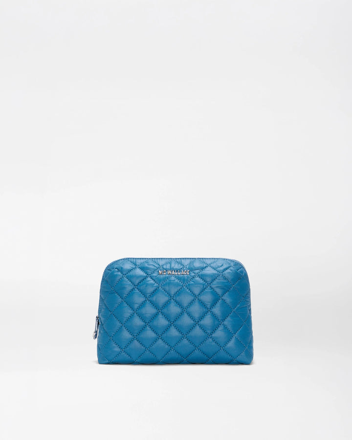 MZ Wallace Medium Double Zip Cosmetic Bag - Atlantic Blue