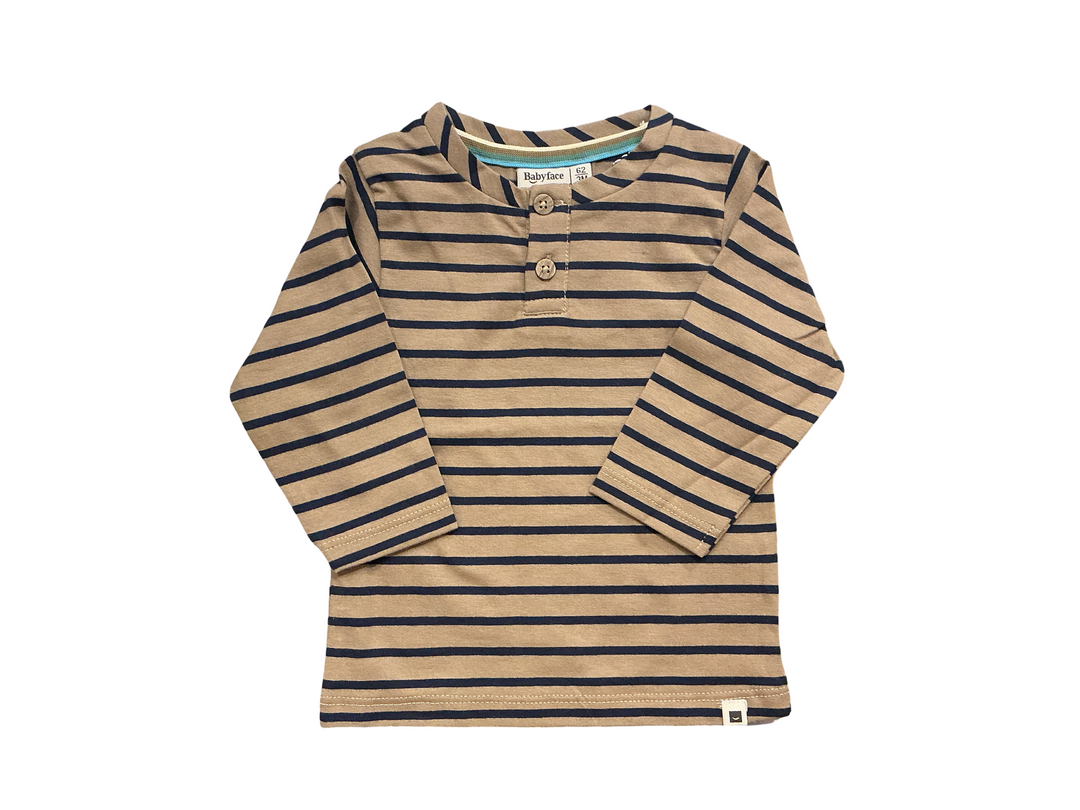 BabyFace Striped Henley Skipper & Scout 