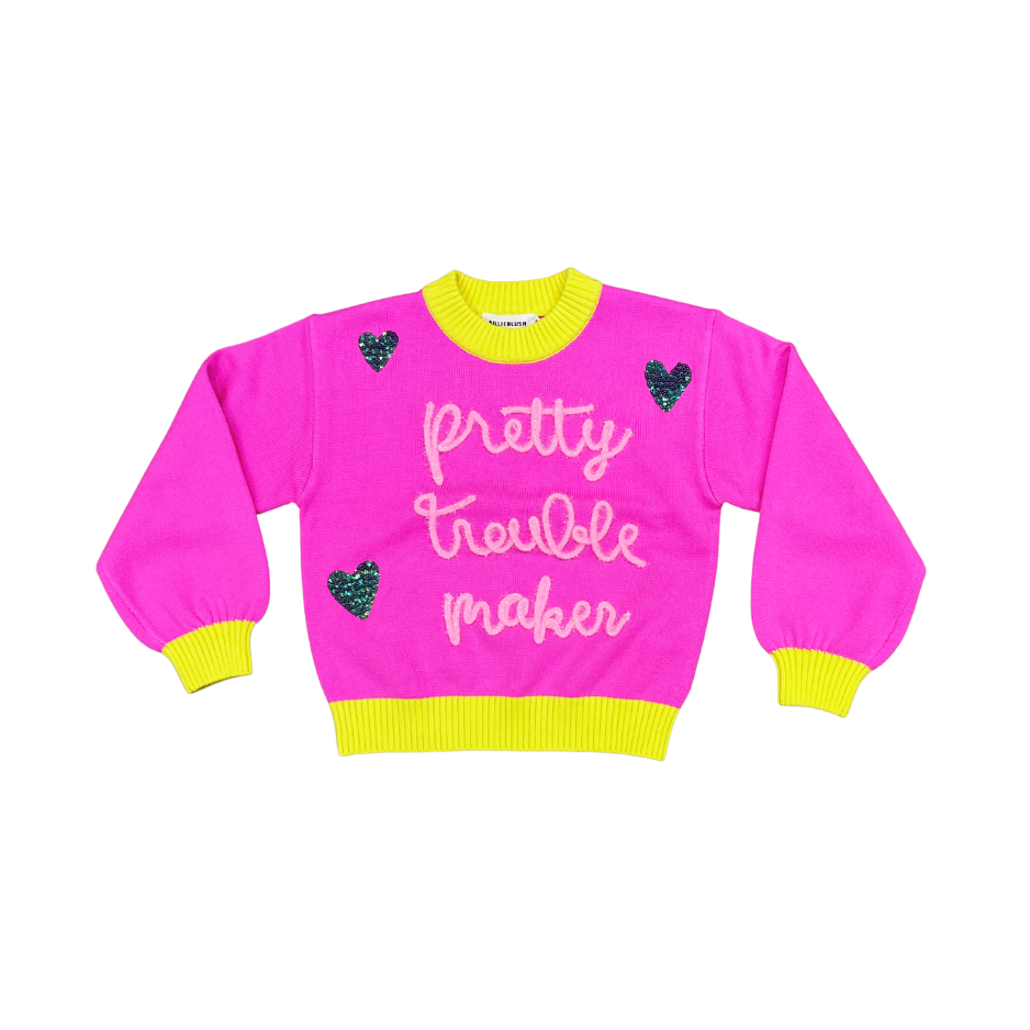 Billieblush Pretty Trouble Maker Sweater Skipper & Scout 