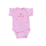 Sweet Olive Ski Bunny Embroidered Onesie