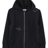 Zadig & Voltaire Embroidered Zip Hoodie