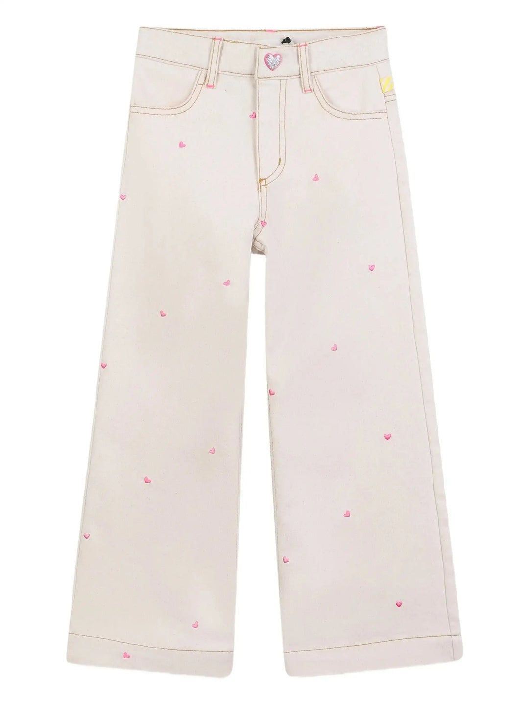 Billieblush Wide Leg Embroidered Heart Pants Skipper & Scout 