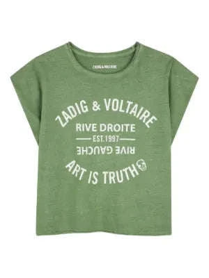 Zadig & Voltaire Art is Truth Logo Tee Skipper & Scout 