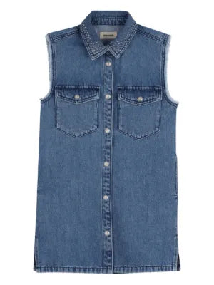 Zadig & Voltaire Button Front Denim Dress