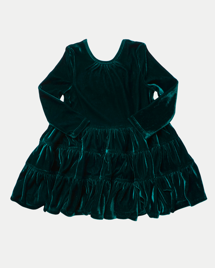 Pink Chicken Girls Pearl Velour Dress