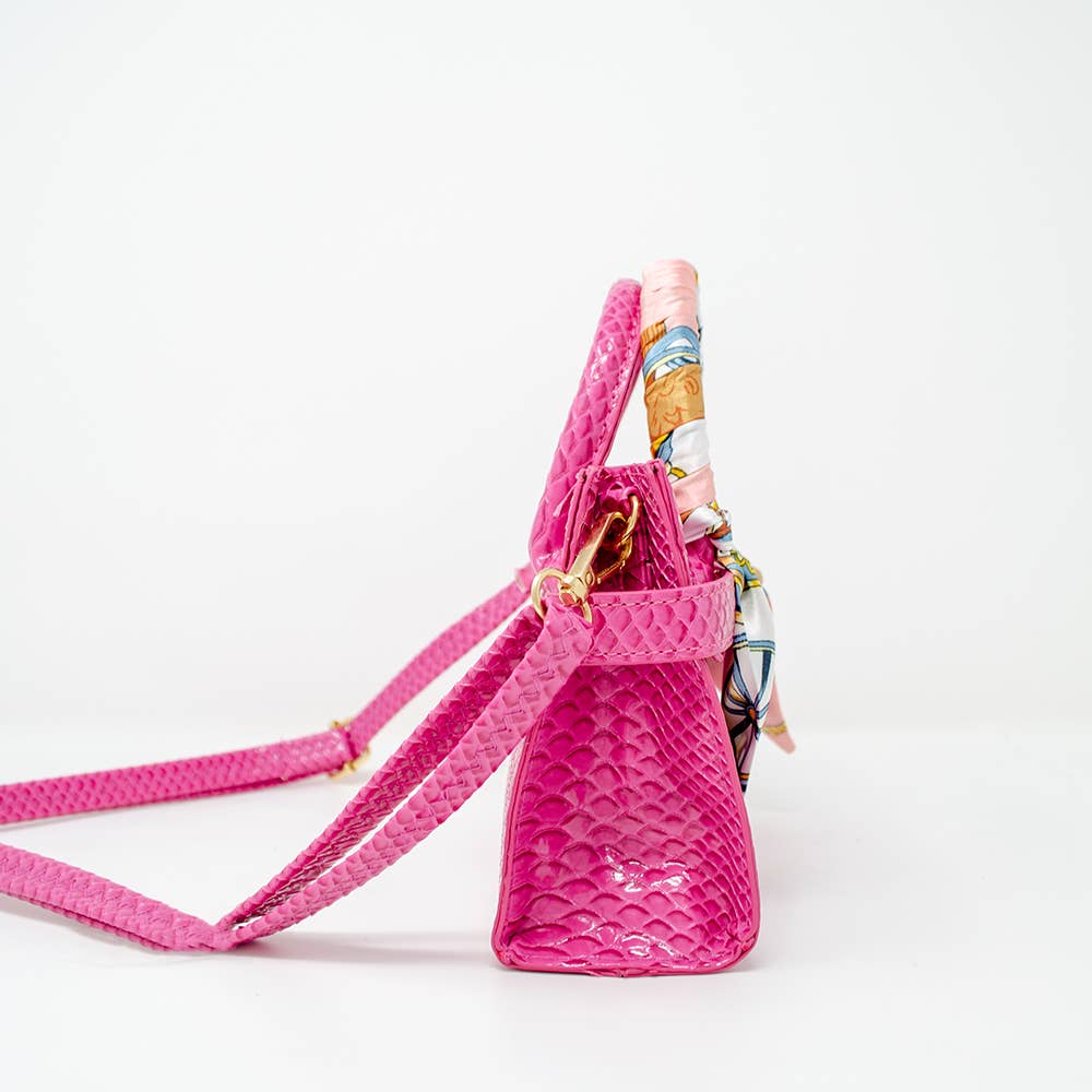 Tiny Treats Crocodile Scarf Handbag