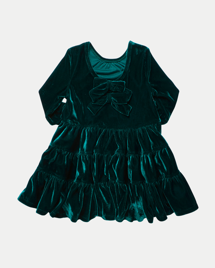 Pink Chicken Girls Pearl Velour Dress