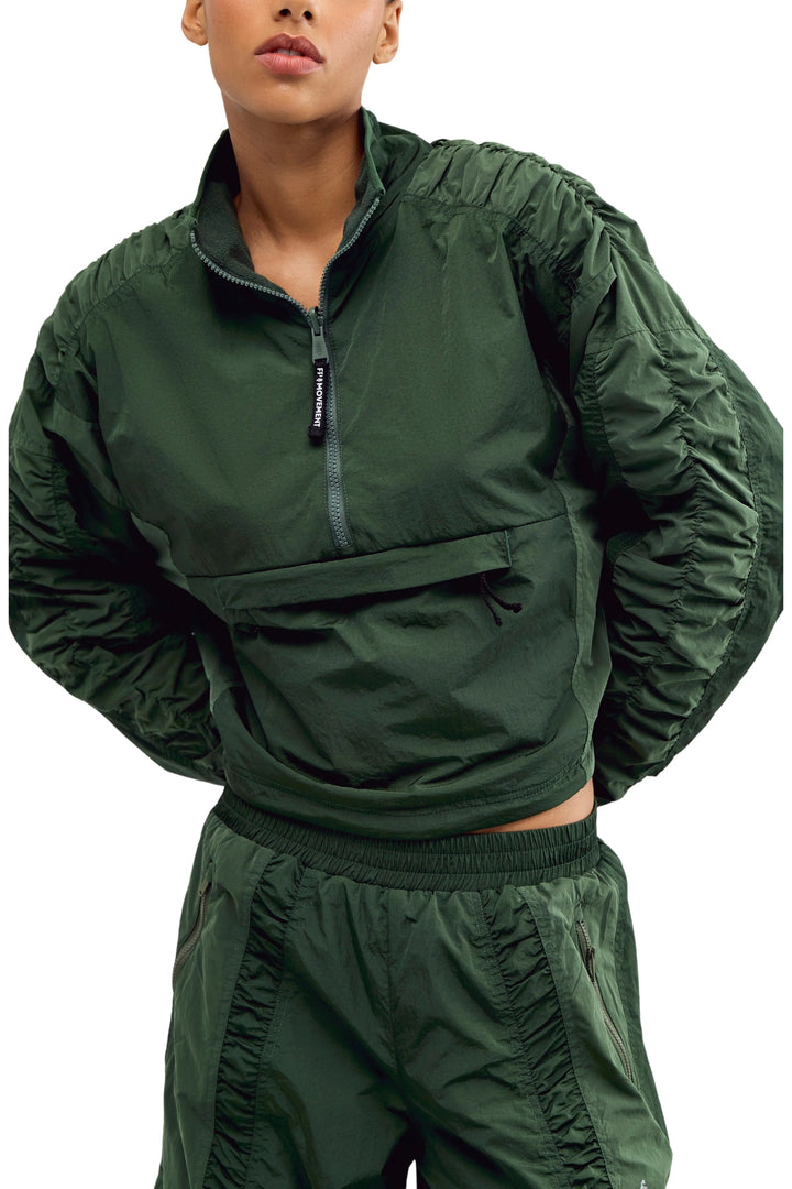FP Movement Alpine Reversible Half Zip Fleece - Ivy