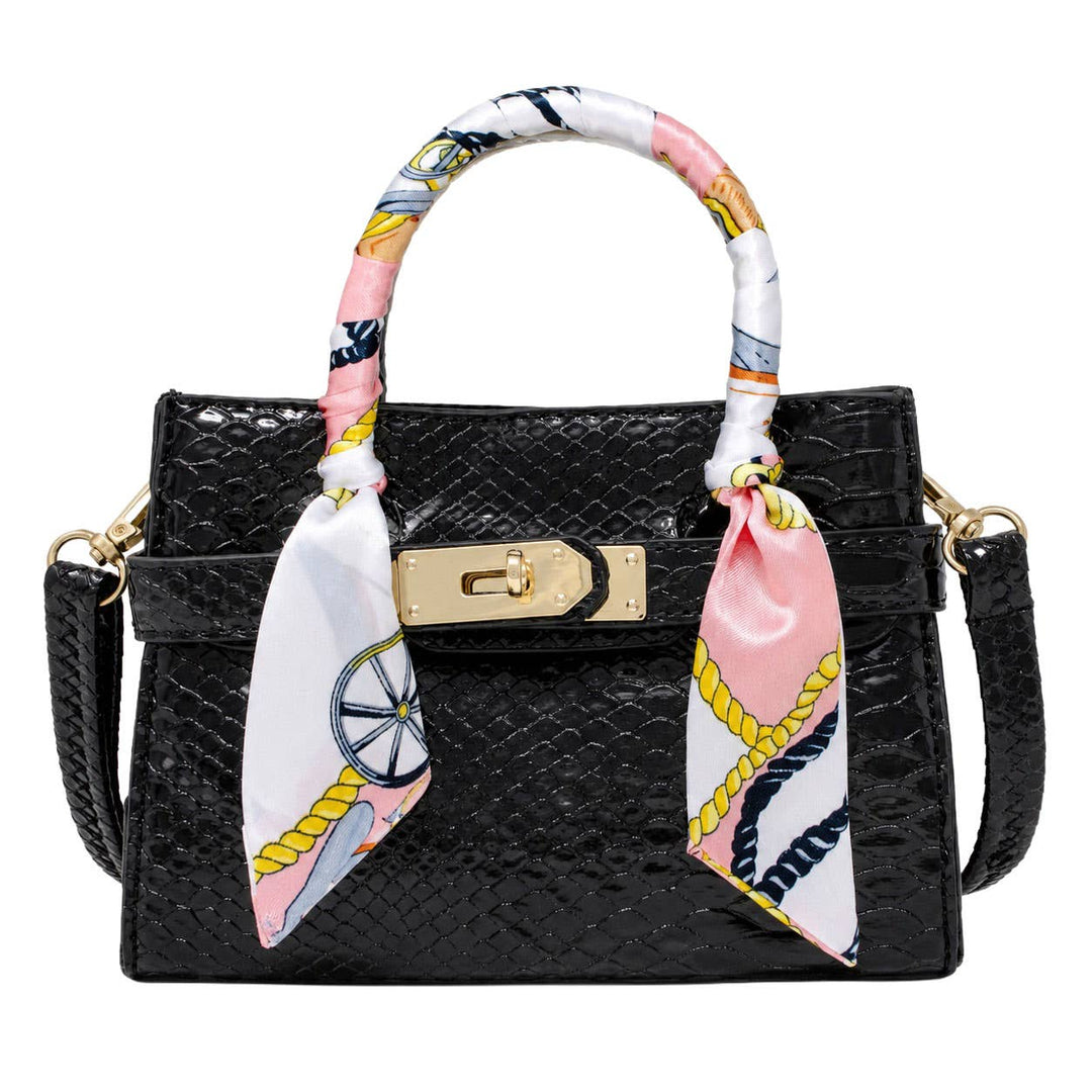 Tiny Treats Crocodile Scarf Handbag