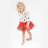 Angel Dear Nutcracker Christmas Cookies Ruffle Sweatshirt