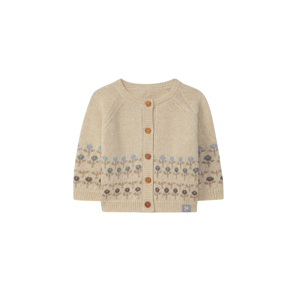 Snug Knitted Flowers Cardigan Skipper & Scout 