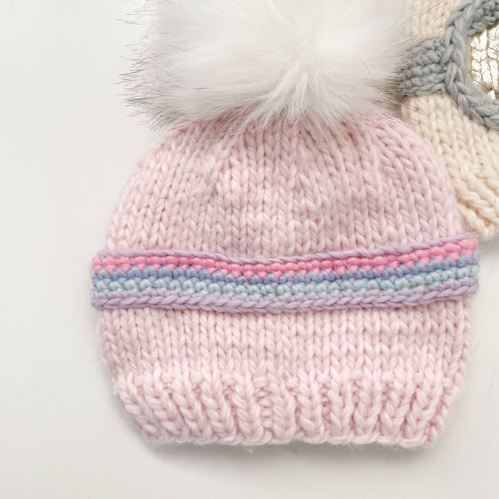 The Blueberry Hill Ski Goggles Beanie Baby Pink
