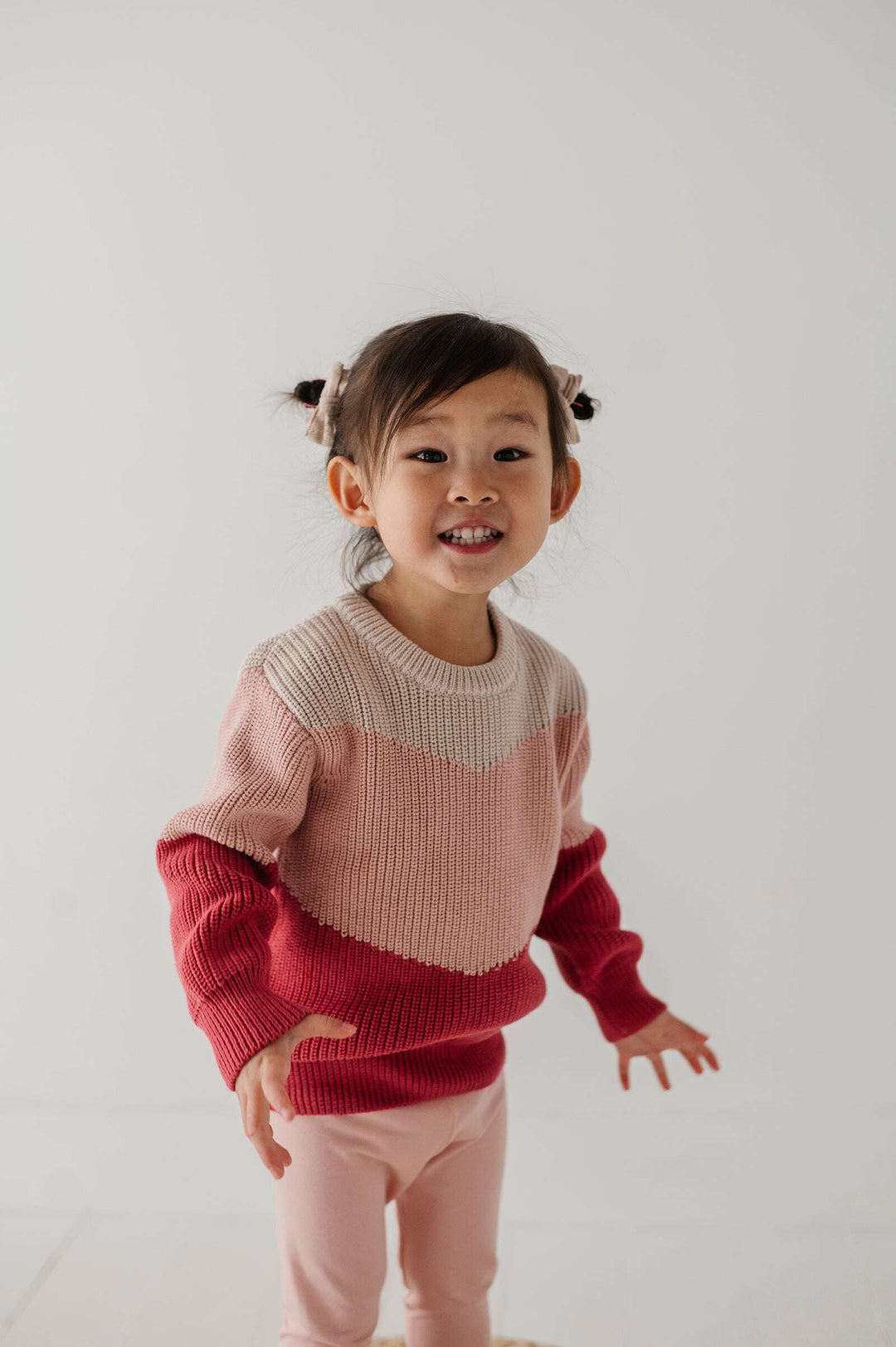 babysprouts Colorblock Knit Sweater Skipper & Scout 