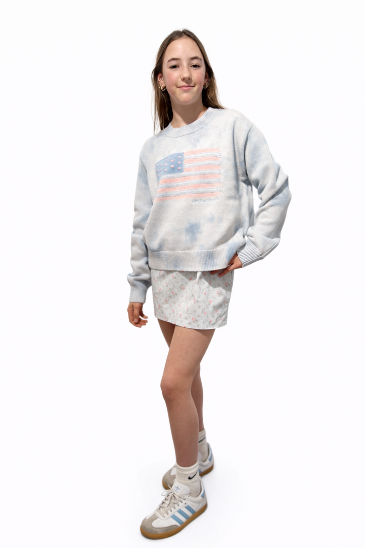 Love Shack Fancy Ty Flag Pullover