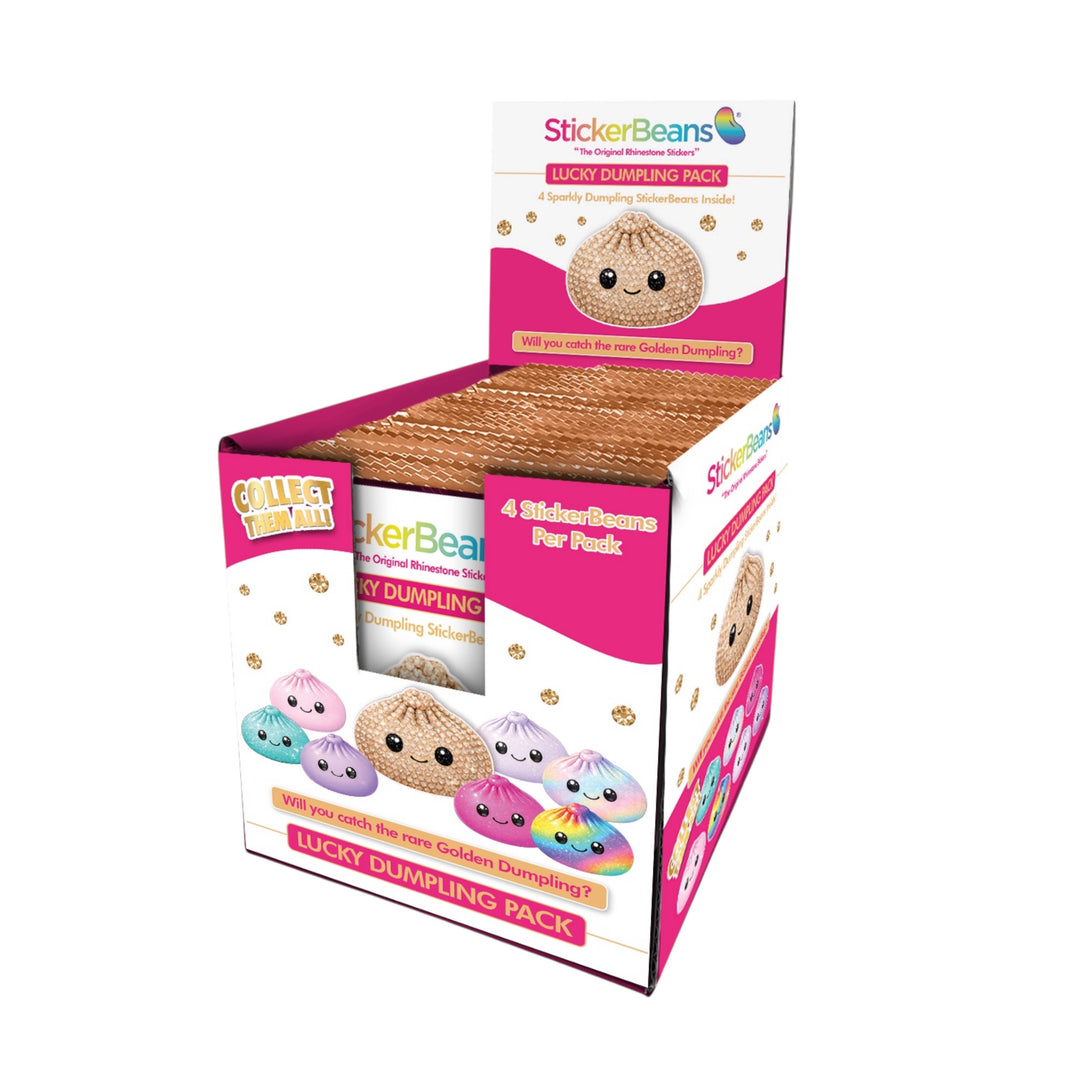 Surprise Dumpling Sticker Pack - 4 Stickers Included