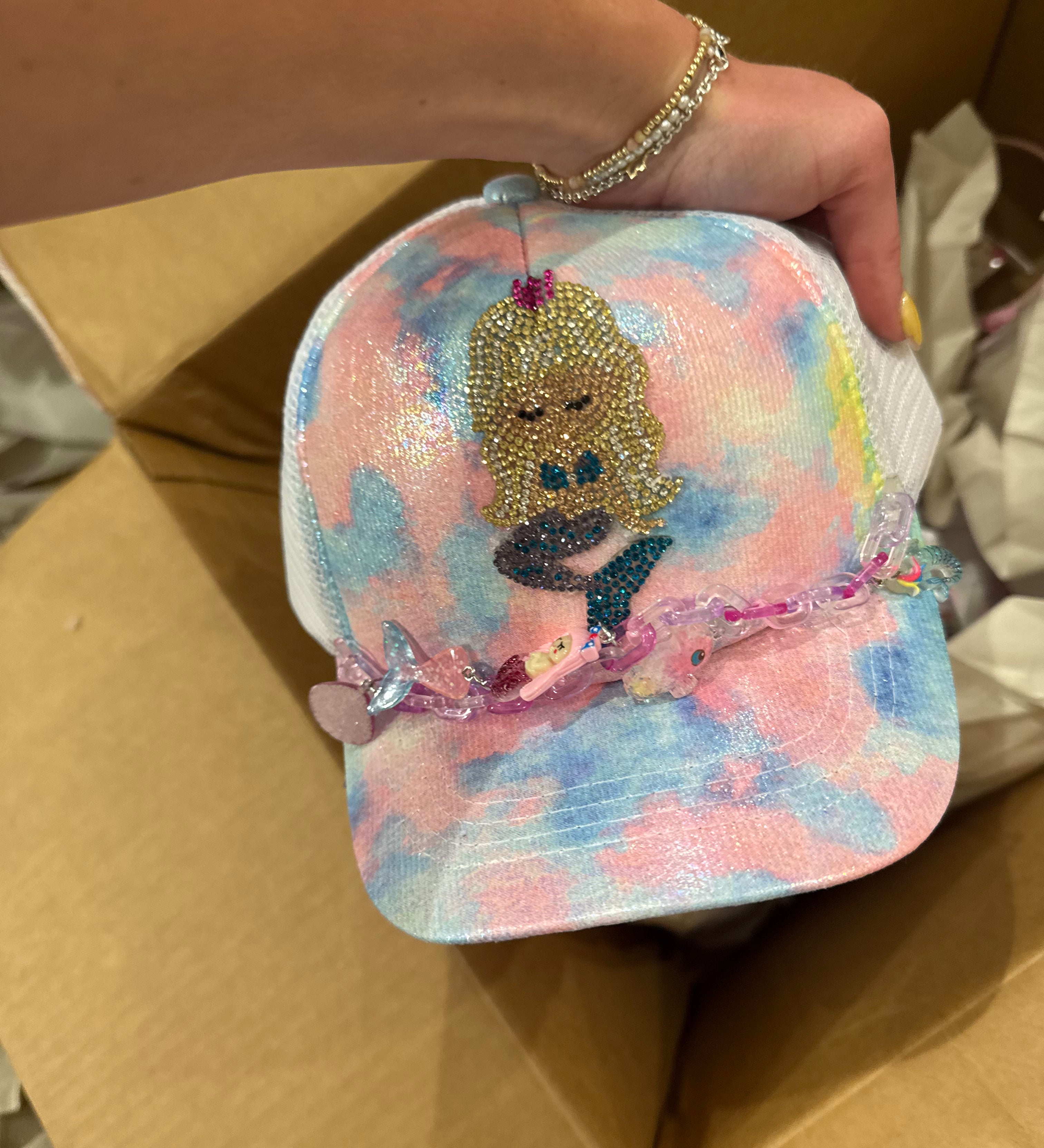Bari girl's trucker hat -toddler