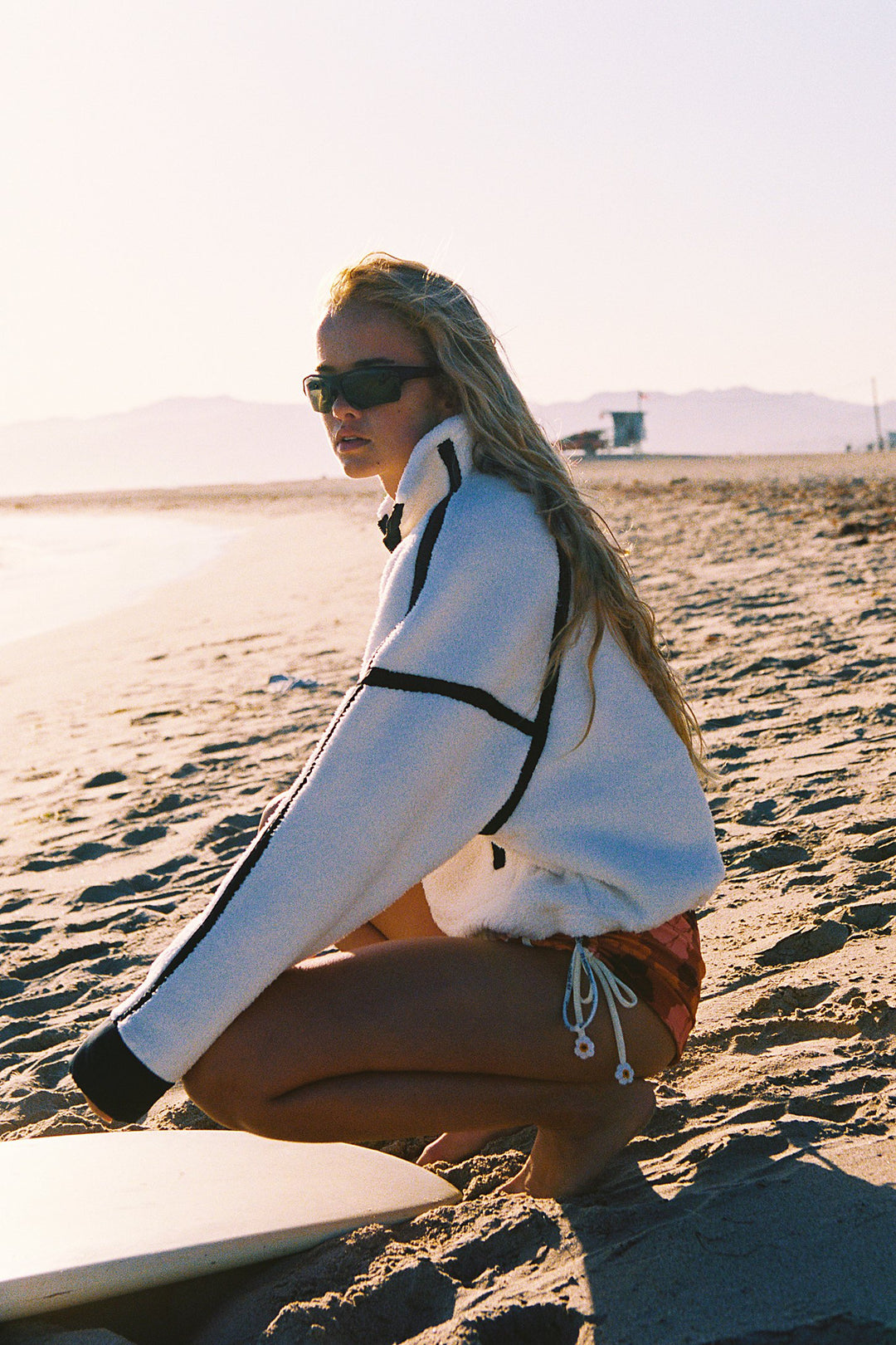 FP Movement Mountain High Fleece Jacket - White Combo
