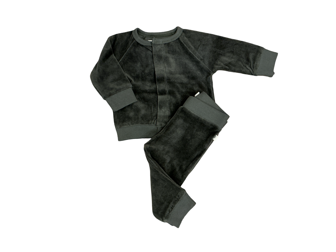 BabyFace Velour Baby Pant/Cardigan Set Skipper & Scout 