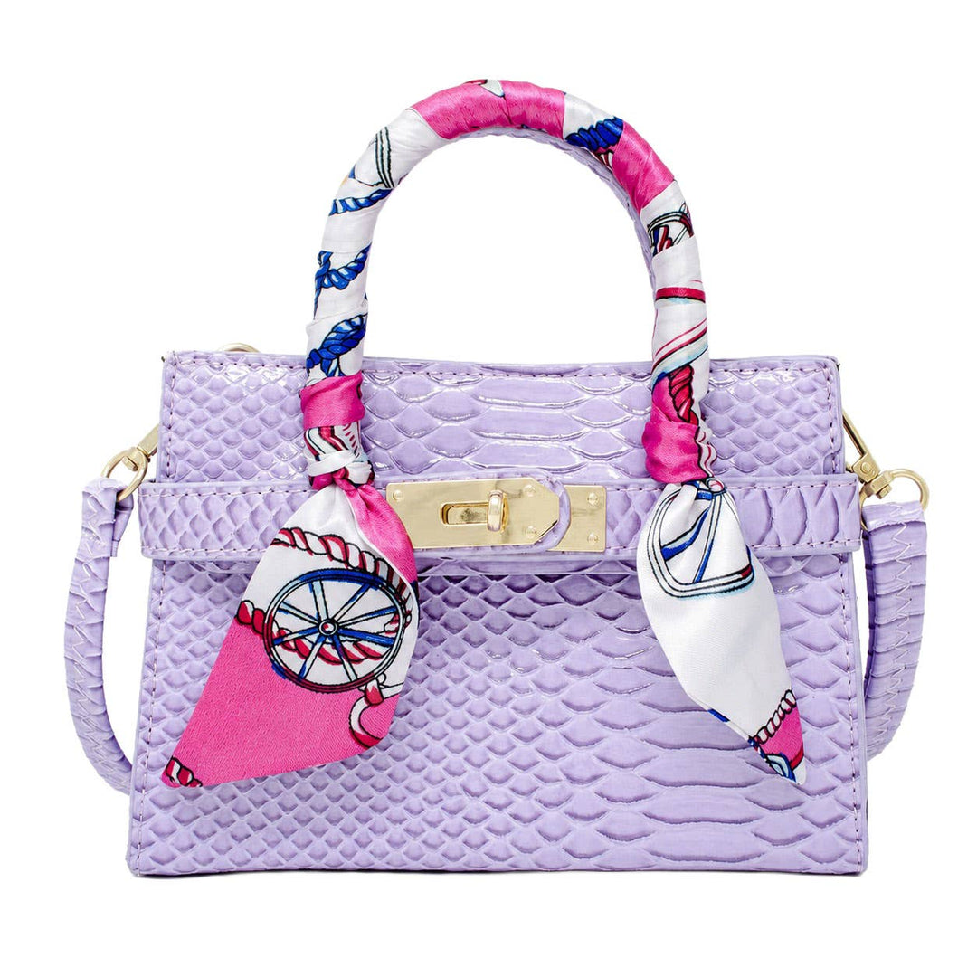 Tiny Treats Crocodile Scarf Handbag
