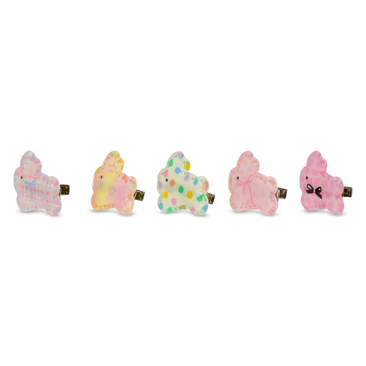 iscream bunny hair clip set