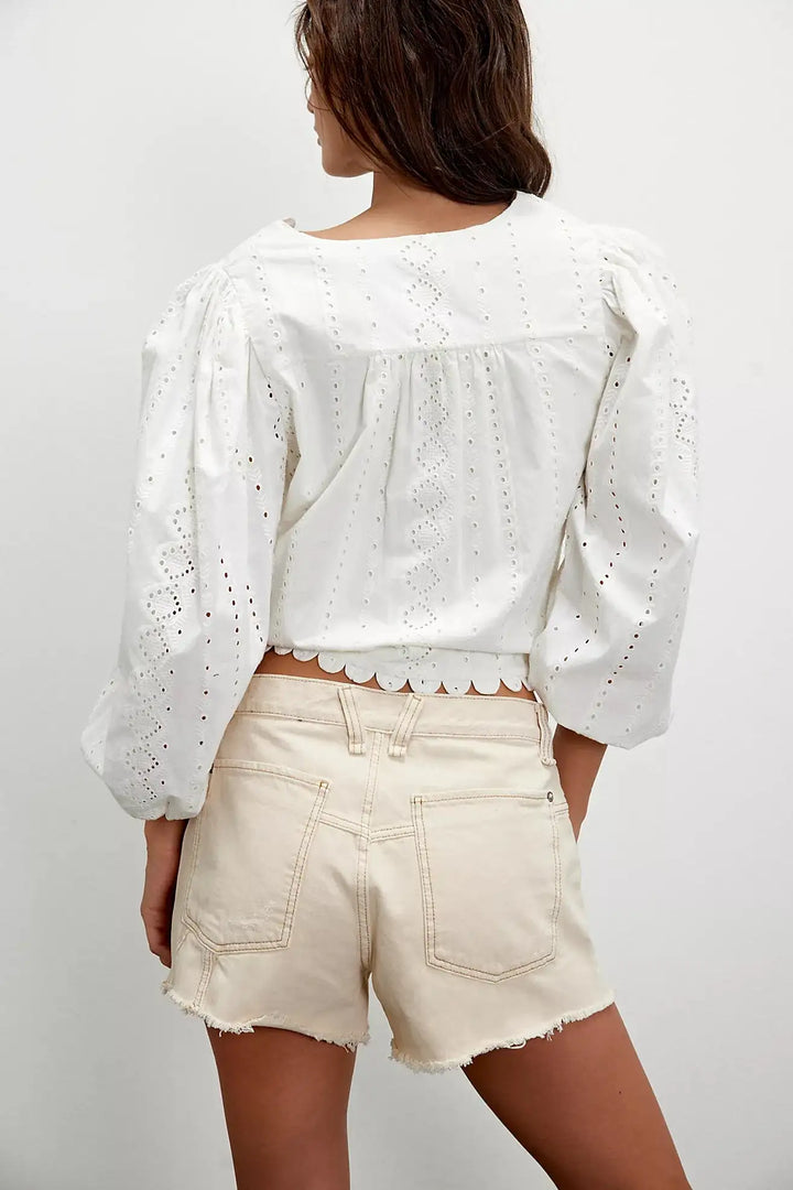Free People Now or Never Denim Short Skipper & Scout 