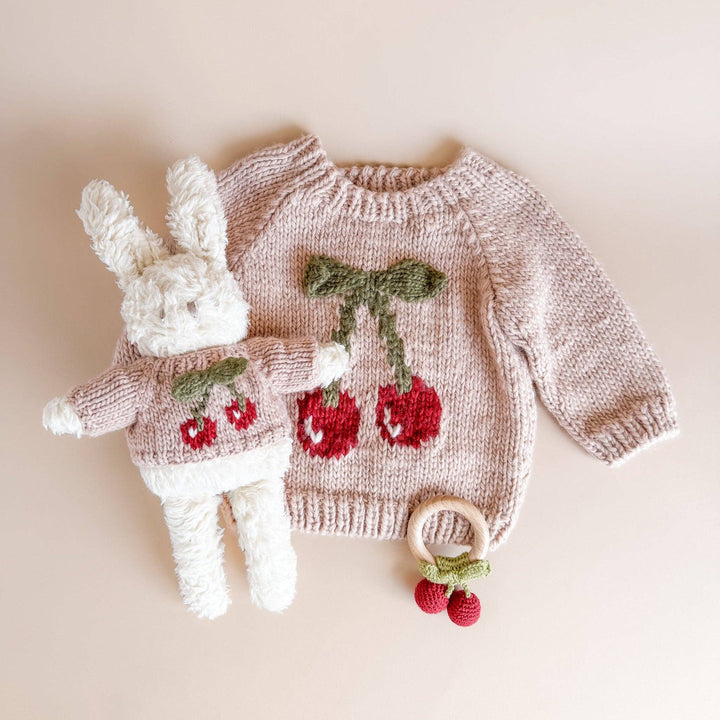 The Blueberry Hill Plush Toy Clothing - Cherry Sweater