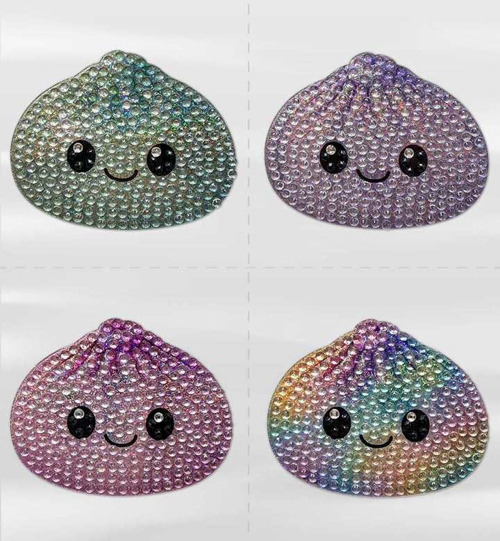 Surprise Dumpling Sticker Pack - 4 Stickers Included