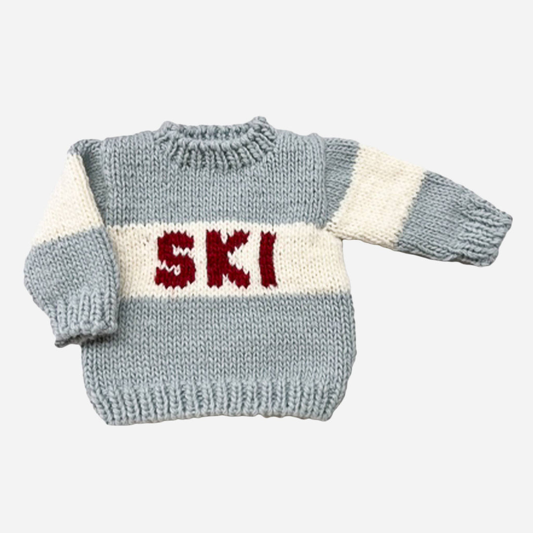The Blueberry Hill Ski Sweater Bowie Grey