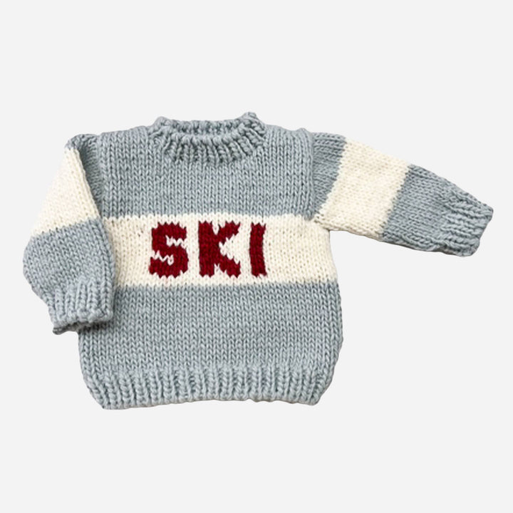 The Blueberry Hill Ski Sweater Bowie Grey