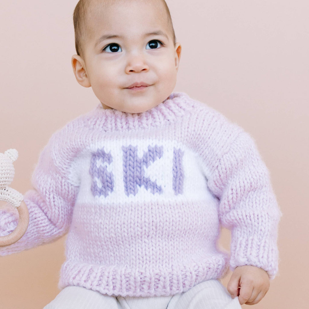 The Blueberry Hill Ski Sweater Baby Pink