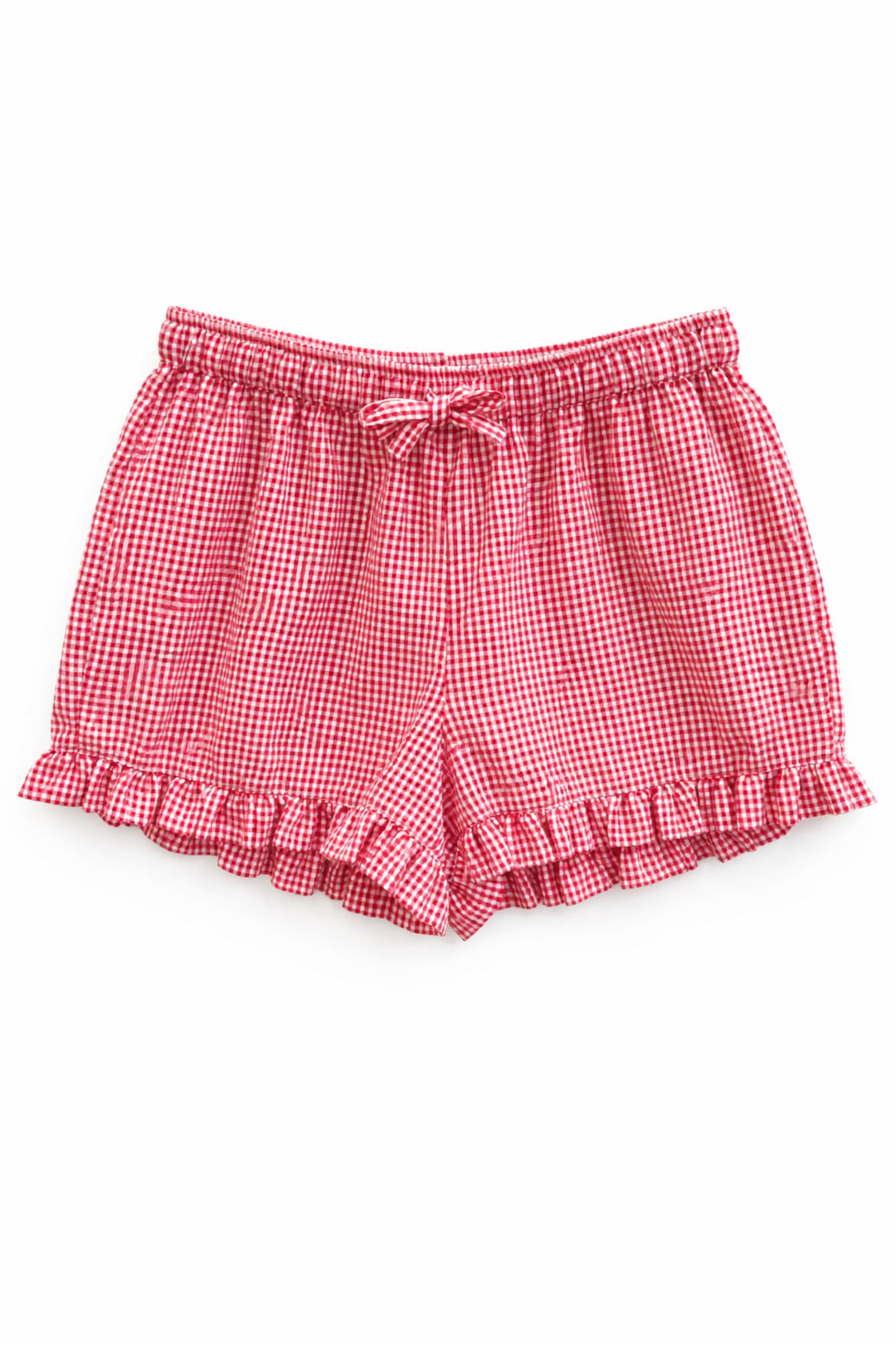 KatieJNYC Annabelle Gingham Ruffle Short