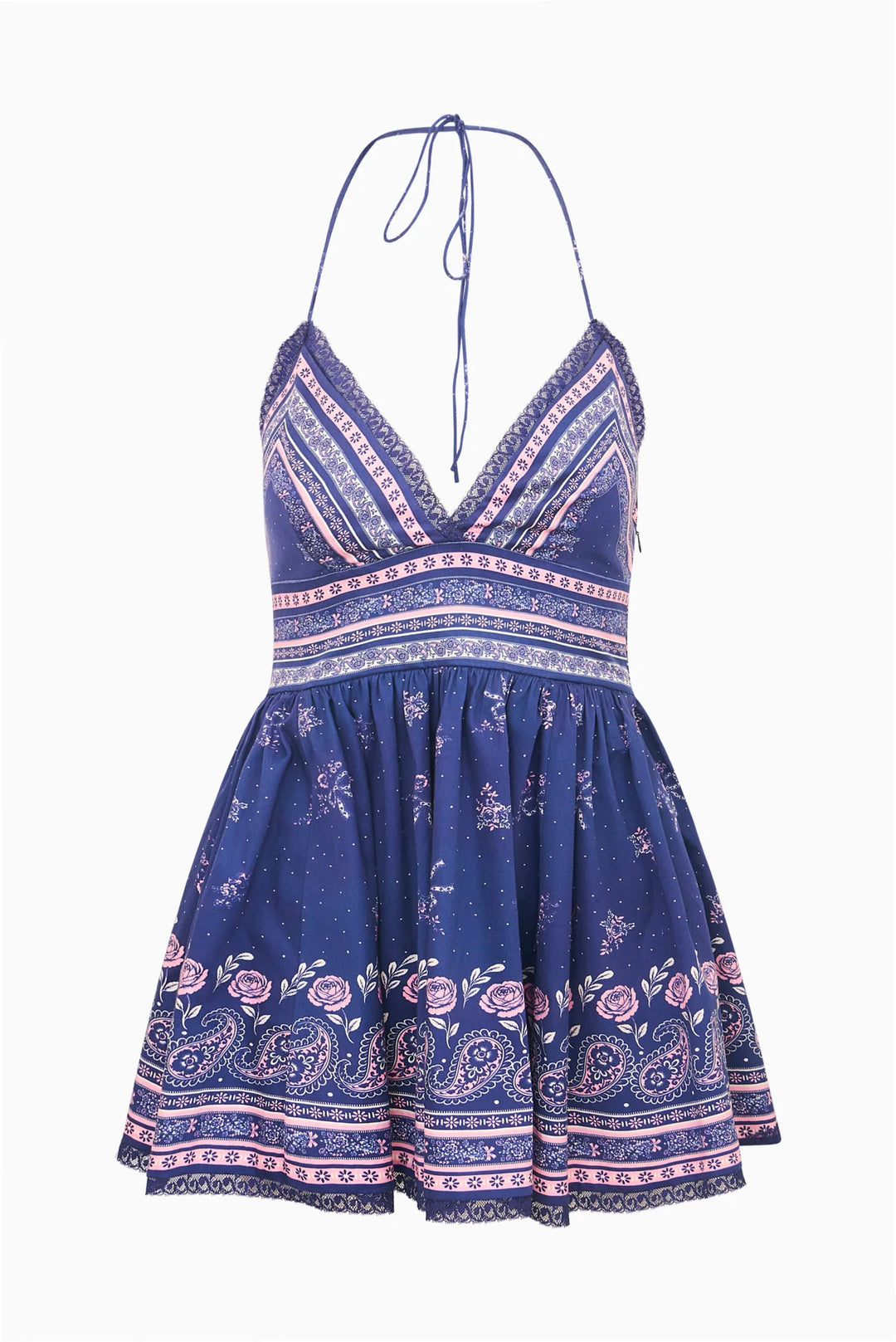 Love Shack Fancy Arletta Bandana Print Dress