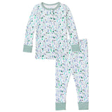 Skipper Kids Apres Ski Henley Pajamas - Alpine Multi