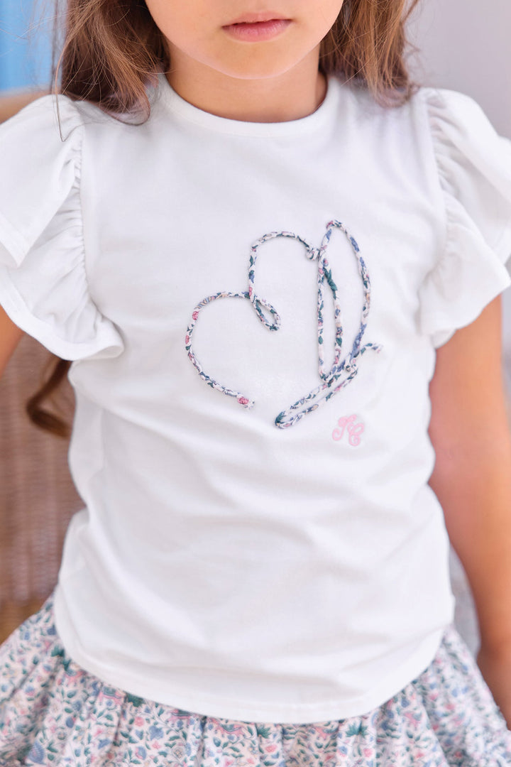Tartine et Chocolat Liberty Embroidered Tee