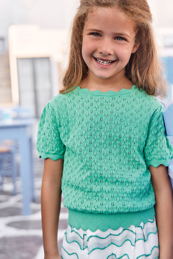 Tartine et Chocolat Crochet SS Sweater