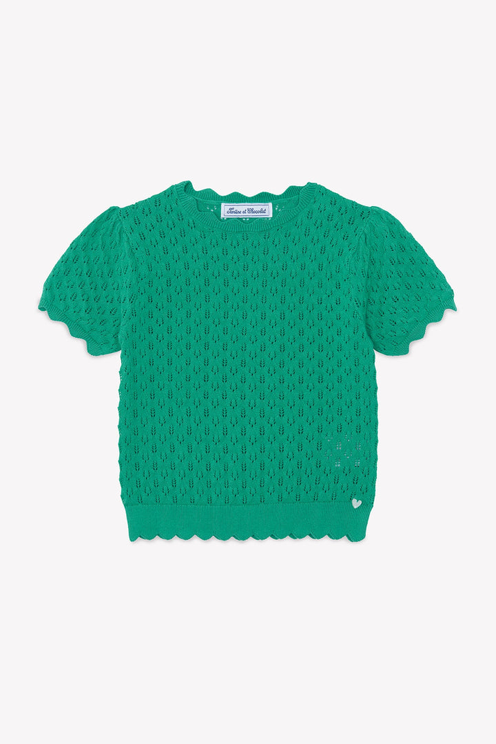 Tartine et Chocolat Crochet SS Sweater