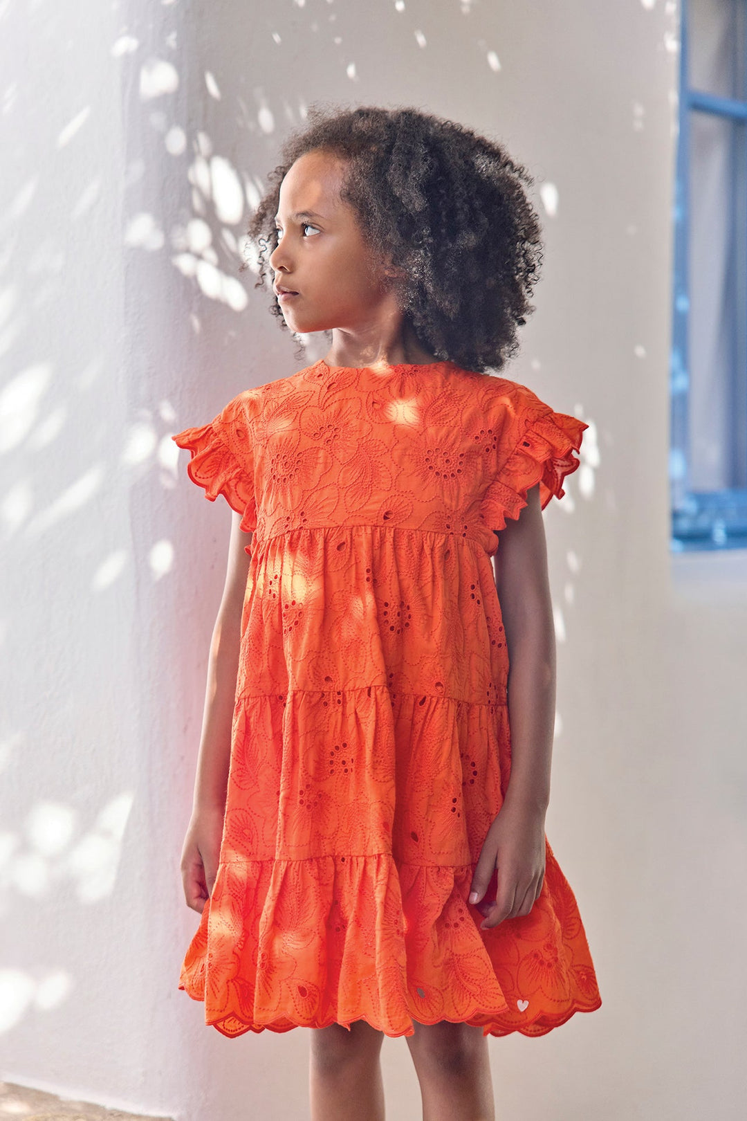 Tartine et Chocolate Eyelet Embroidery Dress