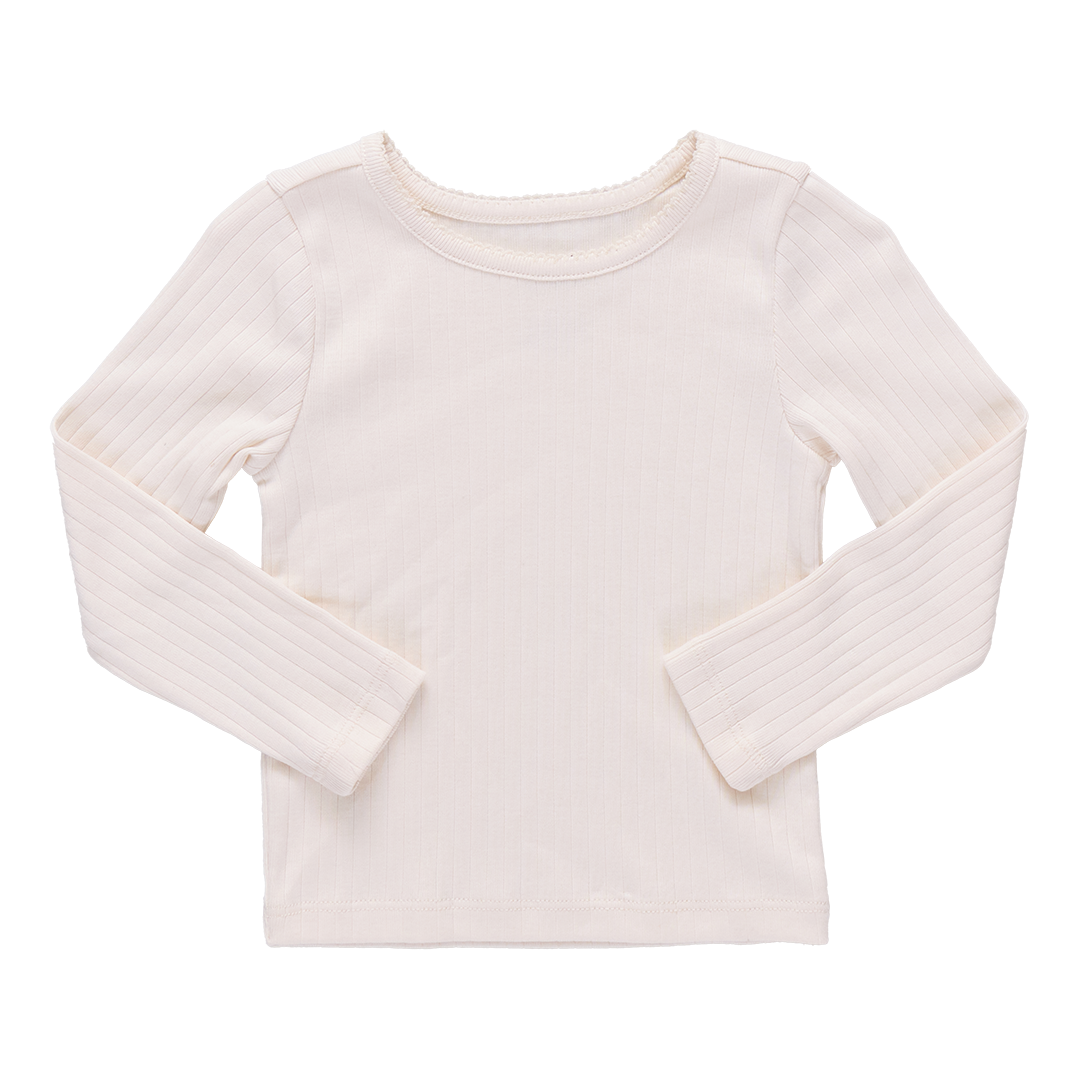 Pink Chicken Seesaw LS Rib Tee Skipper & Scout 