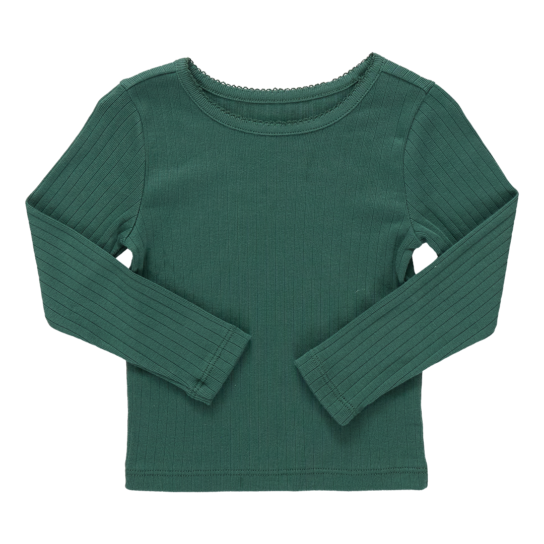 Pink Chicken Seesaw LS Rib Tee Skipper & Scout 